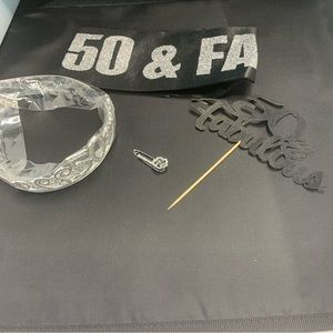 50&Faboulous birthday party set